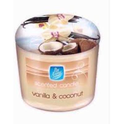 Pan Aroma Scented Candles Vanilla & Coconut x3
