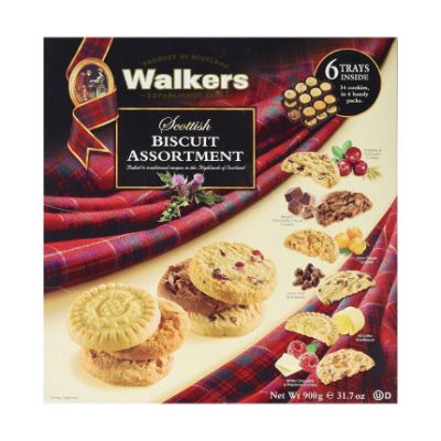 Walkers Scottish Biscuit Assortment 900 g (54 Cookies)