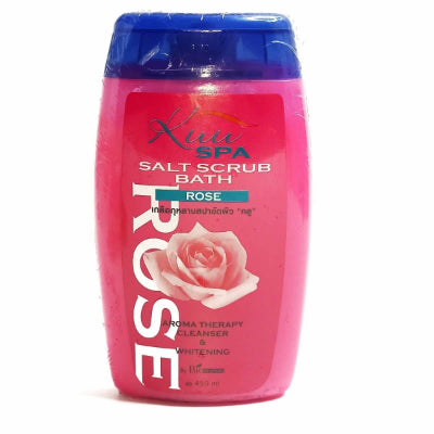 Kuu Spa Salt Scrub Bath Rose 450 ml