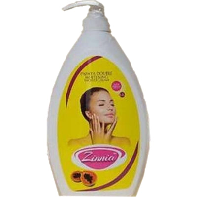Zinnia Papaya Double Whitening Shower Cream 1.2 L