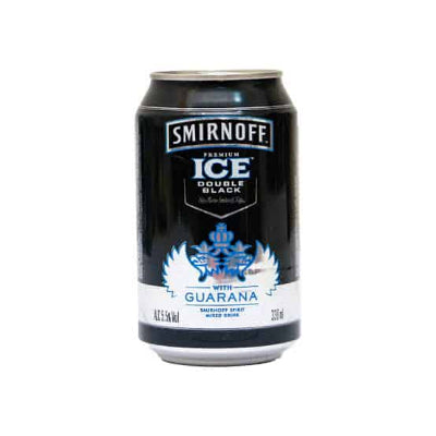 Smirnoff Ice Double Black Can Spirit Drink 33 cl