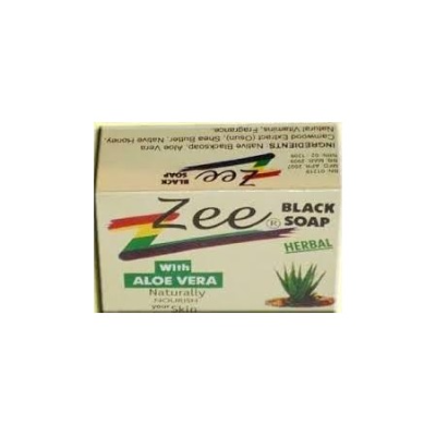 Zee Black Soap Aloe Vera, Shea Butter & Camwood 85 g