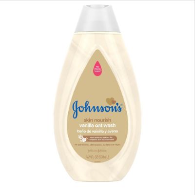 Johnson's Skin Nourish Vanilla & Oat Wash 800 ml x3