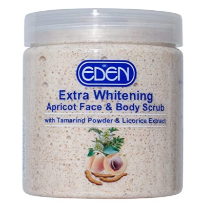 Eden Extra Whitening Apricot Face & Body Scrub 500 g